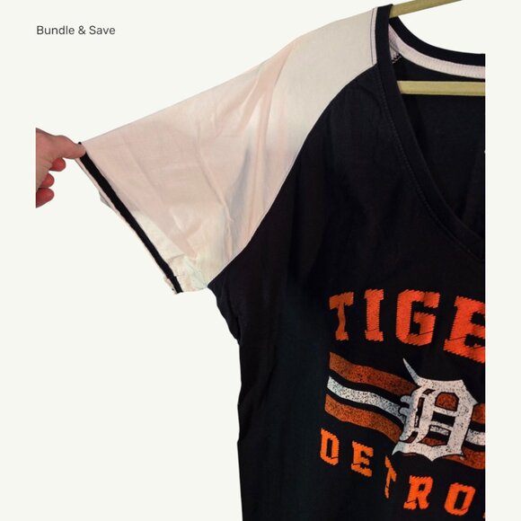 🐯⚾Majestic Detroit Tigers MLB Tee 🐯⚾🧢 Plus Size 3 - Picture 3 of 5